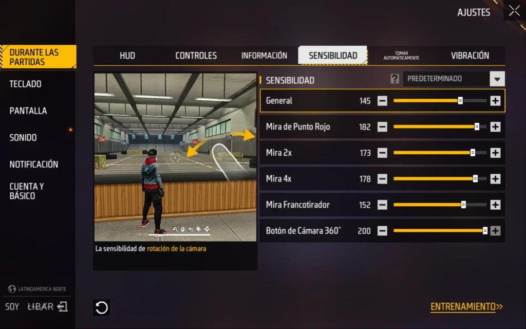 Sensibilidad Free Fire para iPhone 16 Pro Max